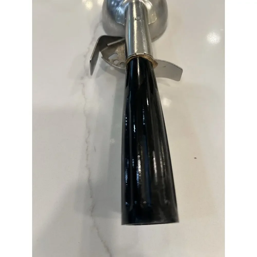 Vtg EKCO Miracle Black Handled Stainless Steel Ice Cream Scoop‎ Kitchen 1950’s